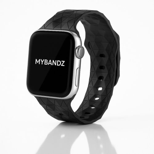 Apple Watch Dimension szilikon óraszíj/fekete/40/41 és 42 mm