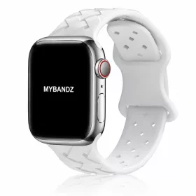   Apple Watch BraidLoop szilikon óraszíj/fehér/40/41 és 42 mm