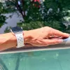 Apple Watch BraidLoop szilikon óraszíj/fehér/40/41 és 42 mm