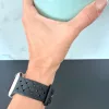 Apple Watch BraidLoop szilikon óraszíj/fekete/40/41 és 42 mm