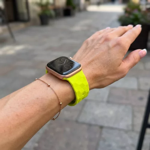 Apple Watch Dimension szilikon óraszíj/lime/40/41 és 42 mm