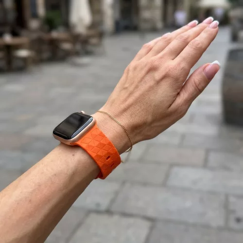 Apple Watch Dimension szilikon óraszíj/narancs/40/41 és 42 mm