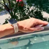 Apple Watch gyöngysoros fém óraszíj-arany /44/45//46/49 mm