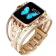 Apple Watch Gyöngyös karkötő szíj-púder-arany/40/41 és 42mm