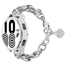 Mybandz Love fém karkötő szíj-ezüst/20mm