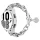Mybandz Love fém karkötő szíj-ezüst/20mm