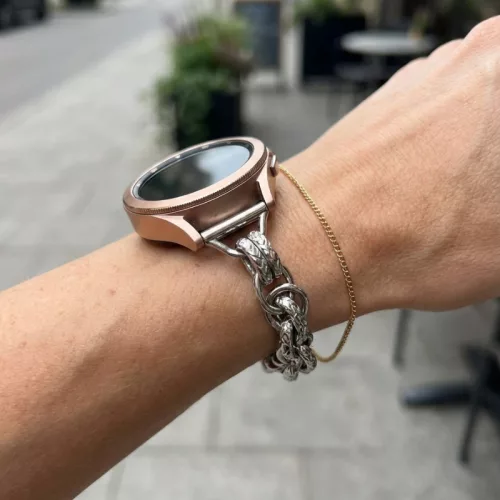 Mybandz Love fém karkötő szíj-ezüst/20mm