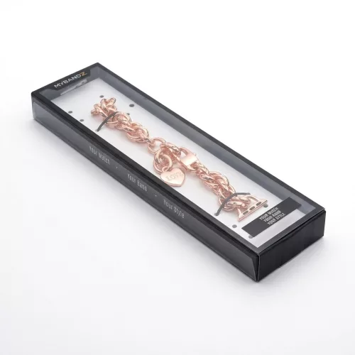 Mybandz Love fém karkötő szíj-rosegold/20mm