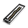 Mybandz Space fém óraszíj /fekete-arany/ 22 mm