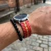 Mybandz Space fém óraszíj /piros-arany/ 22 mm