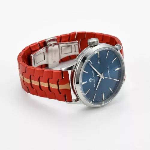 Mybandz Space fém óraszíj /piros-arany/ 22 mm