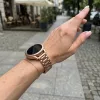 MYBANDZ Klasszikus fém óraszíj - Rosegold/18mm