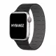 Apple Watch Train mágneses szilikon szíj /fekete-szürke/44/45/46/49 mm