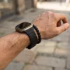 Apple Watch Train mágneses szilikon szíj /fekete-szürke/44/45/46/49 mm