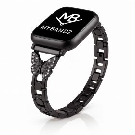 Apple Watch pillangó fém óraszíj /fekete/ 40/41 és 42mm