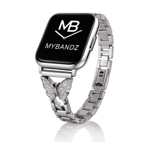 Apple Watch pillangó fém óraszíj /ezüst/ 40/41 és 42mm