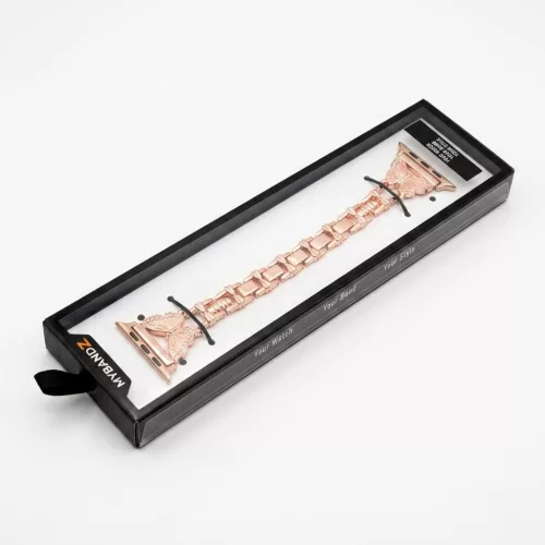 Apple Watch pillangó fém óraszíj /rosegold/42/44/45/49mm