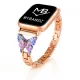 Apple Watch pillangó fém óraszíj- rosegold-szines /44/45/46 és 49 mm