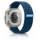 Mybandz Trail Loop tépőzáras szövet szíj-kék/Samsung Galaxy Watch Ultra
