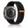 Mybandz Trail Loop tépőzáras szövet szíj-fekete/Samsung Galaxy Watch Ultra