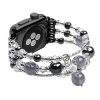 Apple Watch pearl karkötő óraszíj /fekete/ 44/45/46/49 mm