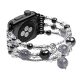 Apple Watch pearl karkötő óraszíj /fekete/ 44/45/46/49 mm