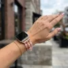 Apple Watch pearl karkötő óraszíj /rózsaszín/ 40/41 és 42mm