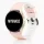MYBANDZ kétszínű rés-nélküli szilikon óraszíj Galaxy Watch 4-5-6-7/rózsaszín-fehér/ 20mm