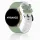 MYBANDZ kétszínű rés-nélküli szilikon óraszíj Galaxy Watch 4-5-6-7/khaki-fehér/ 20mm