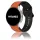 MYBANDZ rés-nélküli szilikon óraszíj Galaxy Watch 4-5-6-7 /narancs-fekete/ 20mm