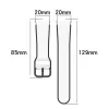 MYBANDZ rés-nélküli szilikon óraszíj Galaxy Watch 4-5-6-7 /khaki-fekete/ 20mm