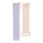 MYBANDZ mágneses szilikon óraszíj Galaxy Watch 4-5-6-7/levendula-púder/ 20mm