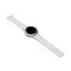 MYBANDZ mágneses szilikon óraszíj Galaxy Watch 4-5-6-7/levendula-púder/ 20mm