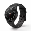 MYBANDZ Elegáns bőróraszíj Galaxy Watch 4-5-6-7/fekete(fekete csat)/ 20mm