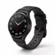 MYBANDZ Elegáns bőróraszíj Galaxy Watch 4-5-6-7/fekete(fekete csat)/ 20mm