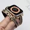 Apple Watch Love bőróraszíj-fekete-arany 40/41 és 42mm