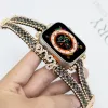 Apple Watch Love bőróraszíj-fekete-arany 40/41 és 42mm