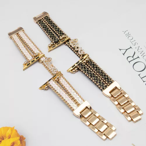 Apple Watch Love bőróraszíj-fekete-arany 40/41 és 42mm