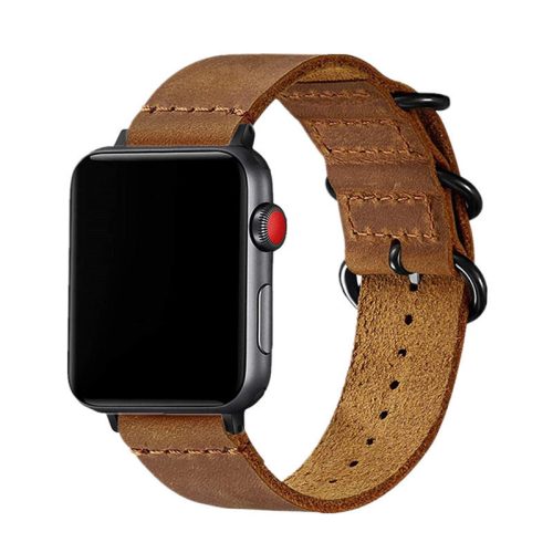 Apple Watch vintage bőróraszíj-barna 44/45/46 és 49 mm