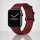 Apple Watch vintage bőróraszíj-piros 44/45/46 és 49 mm