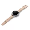 MYBANDZ Elegáns slim bőróraszíj rosegold csattal /púder/20mm