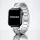 Apple Watch DIamond fém szíj / ezüst / 40/41 és 42mm