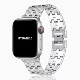 Apple Watch CrossLink fém szíj / ezüst / 40/41 és 42mm