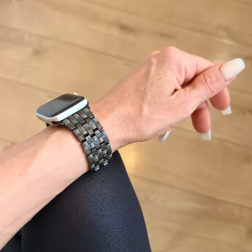 Apple Watch CrossLink fém szíj / fekete/ 40/41 és 42mm