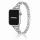 Apple Watch FloralCharm fém szíj / ezüst / 40/41 és 42mm