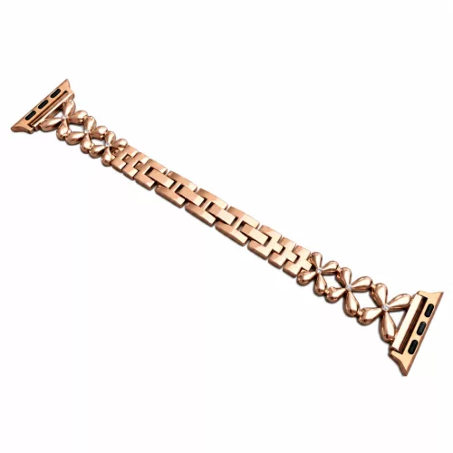 Apple Watch FloralCharm fém szíj / rosegold/ 40/41 és 42mm
