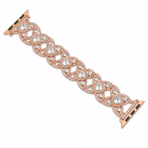 Apple Watch CrystalLace fém szíj / rosegold/ 40/41 és 42mm