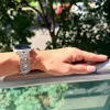 Apple Watch CrystalLace fém szíj / ezüst / 40/41 és 42mm