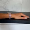 Apple Watch DIamond fém szíj / pinkarany / 40/41 és 42mm