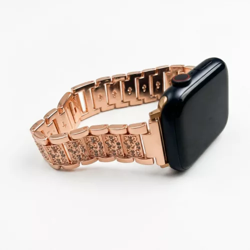 Apple Watch DIamond fém szíj / rosegold / 42/44/45/49